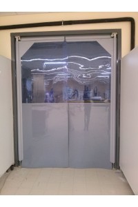 Двері з прозорого ПВХ