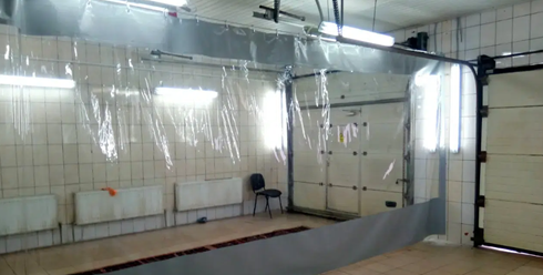 ПВХ штори в автомийці